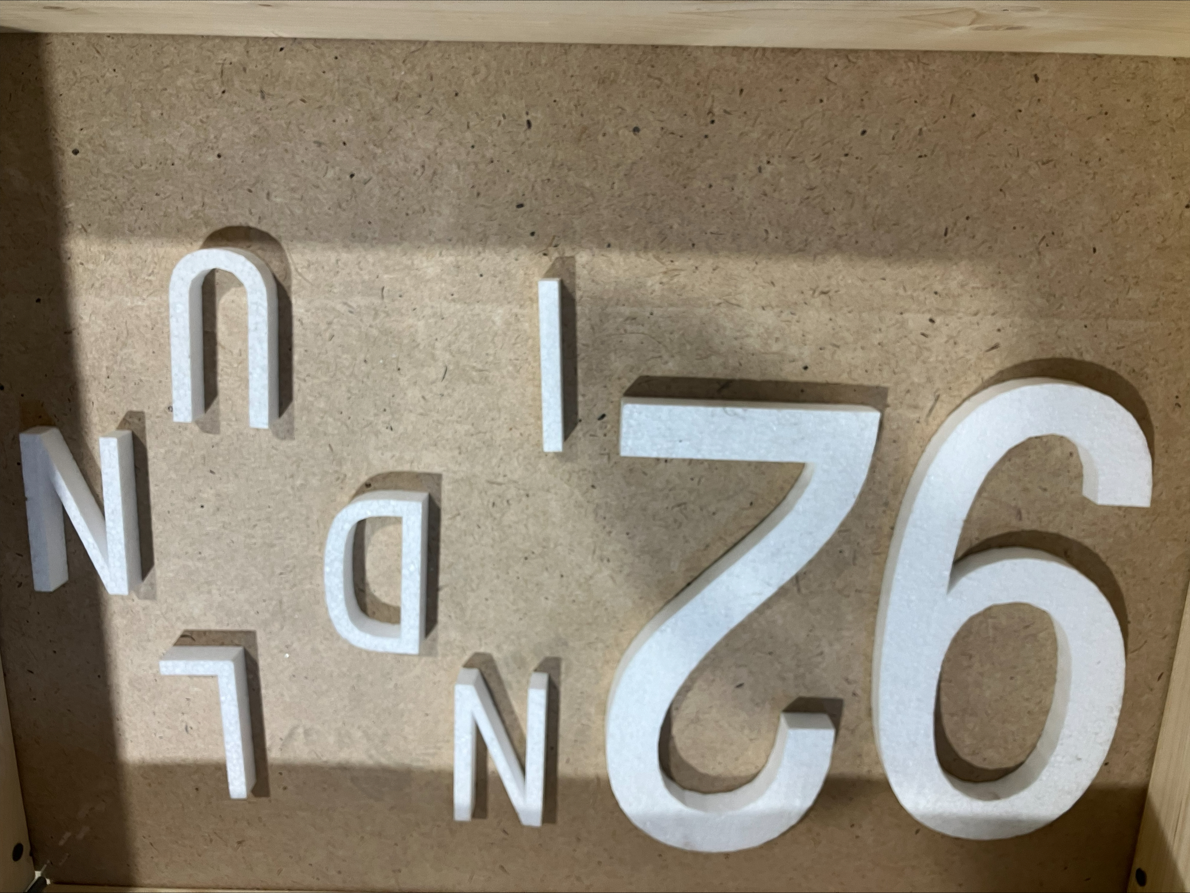 Vattenskärning Frigolit